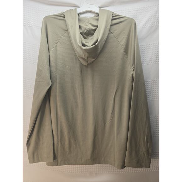 Gap Active Hoodie Shirt Men Size Medium Quick Dry Beige 6066 - Picture 7 of 8